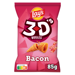 LAY'S 3D's Aperitivos sabor bacon 85 g