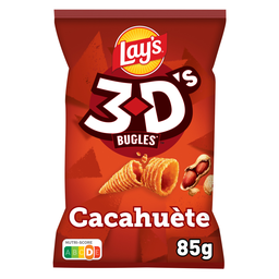 LAY'S 3D's Aperitivos sabor amendoim 85 g