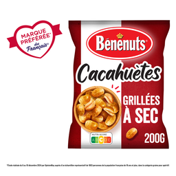 BENENUTS Cacahuetes tostados en seco 200 g