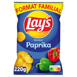 LAY'S Chips saveur paprika 220 g