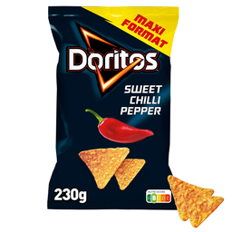 DORITOS Tortilla chips maïs goût piment doux 230 g