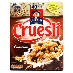 QUAKER et cruesli chocolat 500g