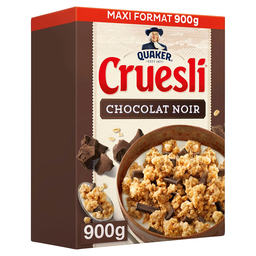 QUAKER Céréales Cruesli Chocolat Noir