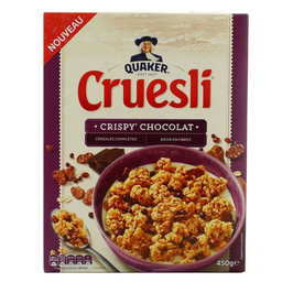 QUAKER cruesli crispy choc 450
