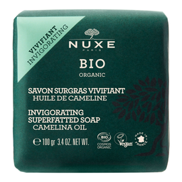 NUXE Super-Fatted Invigorating Solid Soap Face and Body Organic Camelina Oil 100 g