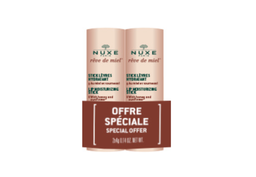 NUXE Rêve de Miel Moisturizing Repairing Softening Lip Balm, pack of 2 sticks