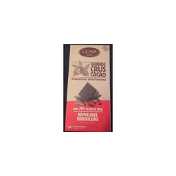 CEMOI Tableta Chocolate Negro República Dominicana 70% 100 g