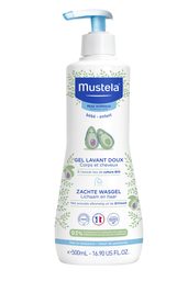 MUSTELA Gel lavante suave bebé corpo e cabelo abacate bio 500 ml