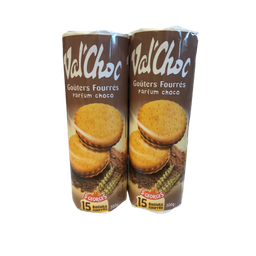 ST GEORGES Bolachas recheadas redondas chocolate 2 x 300 g