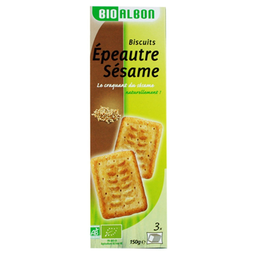 BIOALBON Galletas de Espelta y Sésamo Bio 0.15 kg