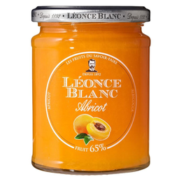 LEONCE BLANC confiture abricot 65%: le pot de 330g