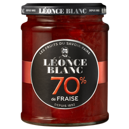 LEONCE BLANC Confiture fraise 70% LEONCE BLANC
