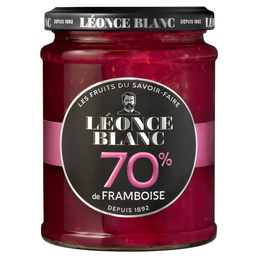 LEONCE BLANC Confiture framboise allégée en sucres LEONCE BLANC