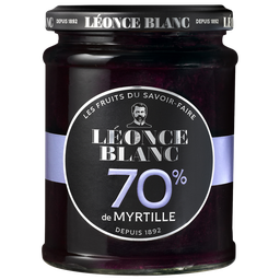 LEONCE BLANC Confiture myrtille allégée en sucres LEONCE BLANC