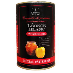 LEONCE BLANC Compote De Pommes avec Morceaux 24% de Patisserie LEONCE BLANC