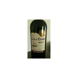 GRAIN D'ENVIE Vino Sin Alcohol Merlot Tinto 75 cl