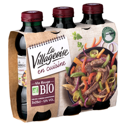 LA VILLAGEOISE Vin Rouge de l'Union Européenne Bio 3x25 cl