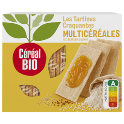 CEREAL BIO Tartines craquantes 3 fraîcheur 145 g