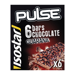 ISOSTAR Pulse barras de cereais chocolate e guaraná 138 g