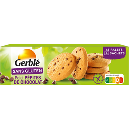 GERBLE Galletas Pepitas Chocolate Sin Gluten 160 g