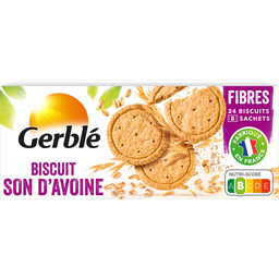 GERBLE Biscuits son d'avoine sans huile de palme 144 g