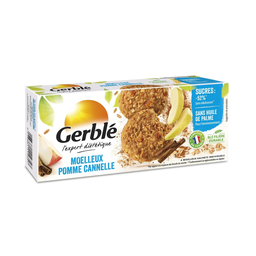 GERBLE Biscuits moelleux pomme cannelle 138 g