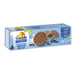 GERBLE Biscuits Chocolat Lait Sans Sucres Ajoutés 125 g