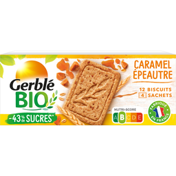 GERBLE BIO Biscuit épeautre caramel GERBLE BIO