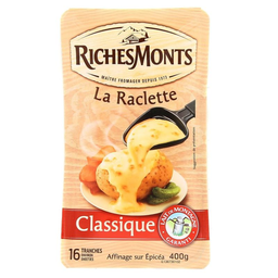 RICHESMONTS Riches monts raclette tranche classique 400g