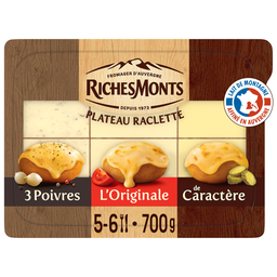 RICHESMONTS Fromage à Raclette 3 Poivres Classique et de Caractère