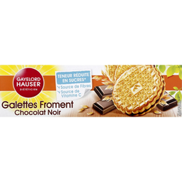 GAYELORD HAUSER Galletas de trigo y chocolate negro reducido en azúcar 180 g