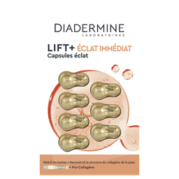 DIADERMINE Lift + Soin anti-rides Fermeté & Eclat, visage et cou la plaque 7 unidoses