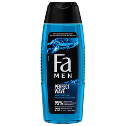FA Men Gel de Duche Perfect Wave 2 em 1 Corpo e Cabelo 250 ml