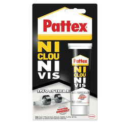 PATTEX colle mastic ni clou vis invisible: la de 40ml
