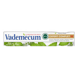VADEMECUM Dentifrice expert complet 10 essence de menthe poivrée 75ml