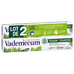 VADEMECUM Fluor & Plantes Toothpaste 2 x 75 ml