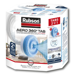 RUBSON Recharge Neutre AERO 360° Absorbeur d'humidité