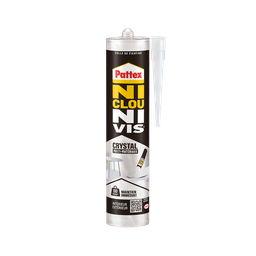 PATTEX Colle mastic one for all crystal cartouche transparent