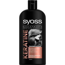 SYOSS schwarzkopf shampooing kératine perfection: le flacon de 500ml
