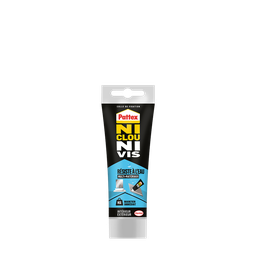 PATTEX Colle de fixation Ni clou ni vis, blanc 142g