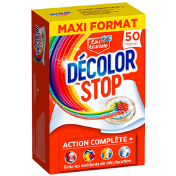 EAU ECARLATE Anti-Bleeding Wipes Décolor Stop, 50 wipes box