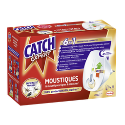 CATCH Diffuseur électrique anti-moustiques moustiques-tigres & mouches efficace 45 nuits 1 diffuseur