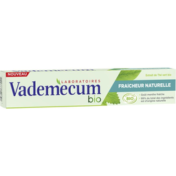 VADEMECUM dentifrice BIO fraîcheur naturelle extrait de thé vert: le tube 75ml