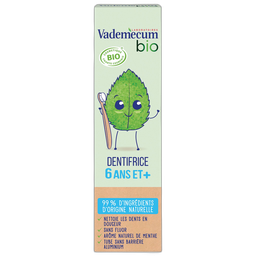 VADEMECUM Dentifrice bio enfant dès 6 ans à la menthe 50ml