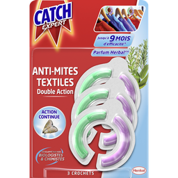 CATCH Insecticide Expert Ganchos Anti-Traças Dupla Ação x3