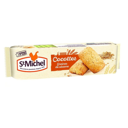 ST MICHEL Cocottes, Biscuits aux graines de sésame 140 g