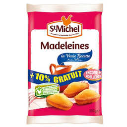 ST MICHEL Madeleine aux Oeufs Frais 550 g
