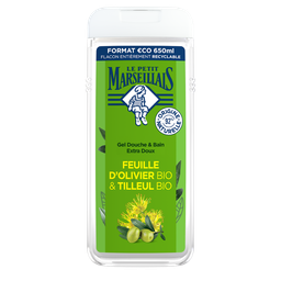 Le Petit Marseillais Gel Douche Extra Doux Feuille D'Olivier Et Tilleul Bio 650Ml