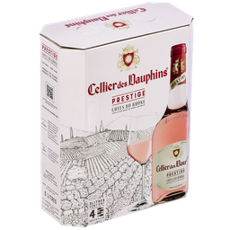 CELLIER DES DAUPHINS Vino Rosado Côtes du Rhône AOP Prestige, 3 L