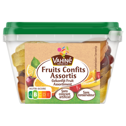 VAHINE Frutas confitadas surtidas 150 g